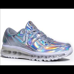 YRU holographic aiire sneakers RARE